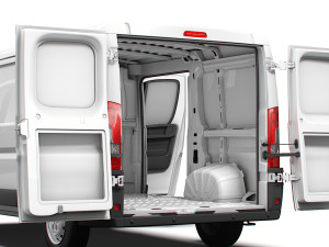 Peugeot Boxer Van L1H1 HQ Interior 2023 Modèle 3D