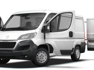 Peugeot Boxer Van L1H1 HQ Interior 2023 Modèle 3D