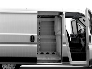 Peugeot Boxer Van L1H1 HQ Interior 2023 Modèle 3D