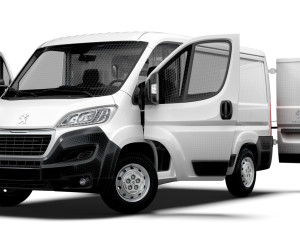 Peugeot Boxer Van L1H1 HQ Interior 2023 Modèle 3D