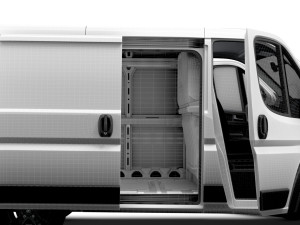 RAM Promaster Van L1H1 HQ Interior 2023 Modelo 3D