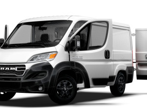RAM Promaster Van L1H1 HQ Interior 2023 Modelo 3D