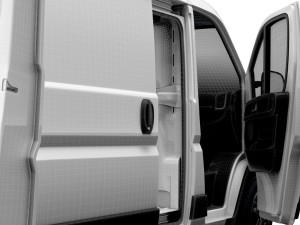 RAM Promaster Van L1H1 HQ Interior 2023 Modelo 3D
