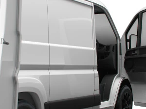 Vauxhall Movano Van L1H1 HQ Interior 2023 3D Model