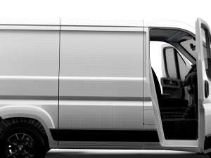Vauxhall Movano Van L1H1 HQ Interior 2023 3D Model