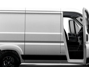 Vauxhall Movano Van L1H1 HQ Interior 2023 3D Model
