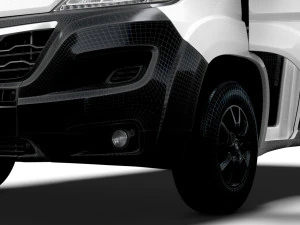 Vauxhall Movano Van L1H1 HQ Interior 2023 3D Model