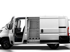 Vauxhall Movano Van L1H1 HQ Interior 2023 3D Model