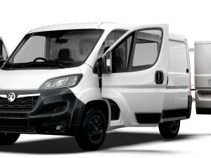 Vauxhall Movano Van L1H1 HQ Interior 2023 3D Model