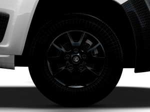 Vauxhall Movano Van L1H1 HQ Interior 2023 3D Model