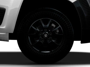 Vauxhall Movano Van L1H1 HQ Interior 2023 3D Model