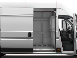Citroen Jumper Van L4H3 HQ Interior 2023 3D Model