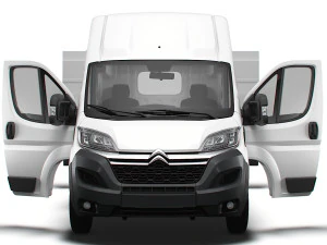 Citroen Jumper Van L4H3 HQ Interior 2023 3D Model