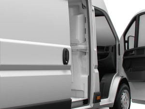 Citroen Jumper Van L4H3 HQ Interior 2023 3D Model