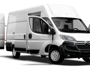 Citroen Jumper Van L4H3 HQ Interior 2023 3D Model