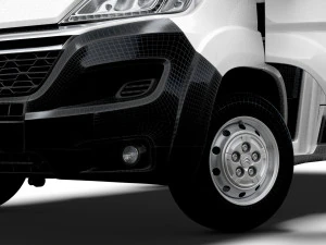 Citroen Jumper Van L4H3 HQ Interior 2023 3D Model