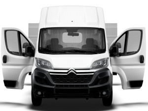 Citroen Jumper Van L4H3 HQ Interior 2023 3D Model