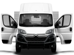 Citroen Jumper Van L4H3 HQ Interior 2023 3D Model