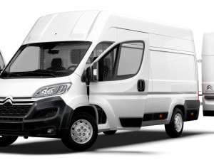 Citroen Jumper Van L4H3 HQ Interior 2023 3D Model