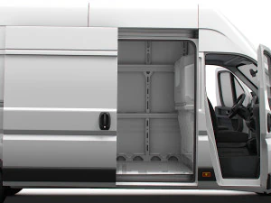 Fiat Ducato Van L4H3 HQ Interior 2023 3D Model