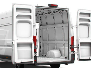 Fiat Ducato Van L4H3 HQ Interior 2023 3D Model