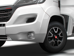 Fiat Ducato Van L4H3 HQ Interior 2023 Modello 3D