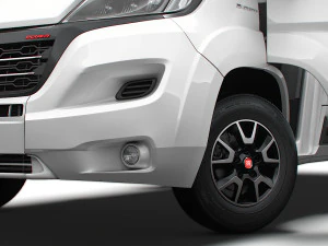 Fiat Ducato Van L4H3 HQ Interior 2023 3D Model