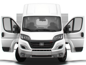 Fiat Ducato Van L4H3 HQ Interior 2023 Modello 3D