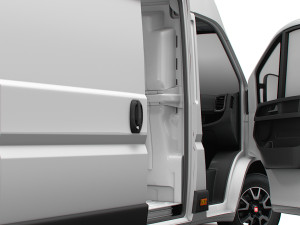 Fiat Ducato Van L4H3 HQ Interior 2023 Modello 3D