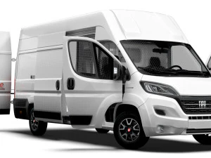 Fiat Ducato Van L4H3 HQ Interior 2023 3D Model