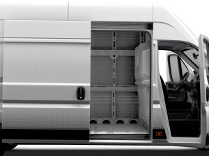 Fiat Ducato Van L4H3 HQ Interior 2023 Modello 3D