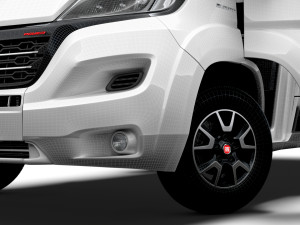 Fiat Ducato Van L4H3 HQ Interior 2023 Modello 3D