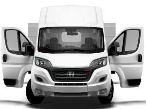 Fiat Ducato Van L4H3 HQ Interior 2023 3D Model
