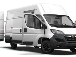 Interni Opel Movano Van L4H3 HQ 2023 Modello 3D