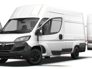 Opel Movano Van L4H3 HQ Interior 2023 3D Model