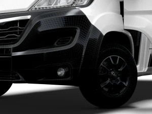 Opel Movano Van L4H3 HQ Interior 2023 3D Model