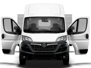 Opel Movano Van L4H3 HQ Interior 2023 3D Model