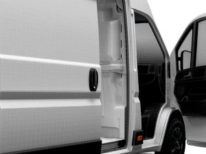 Opel Movano Van L4H3 HQ Interior 2023 3D Model