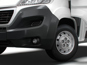 Peugeot Boxer Van L4H3 HQ Interior 2023 Modèle 3D