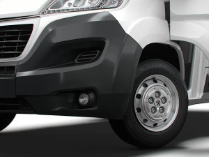 Peugeot Boxer Van L4H3 HQ Interior 2023 3D Model