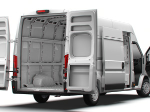 Peugeot Boxer Van L4H3 HQ Interior 2023 Modèle 3D