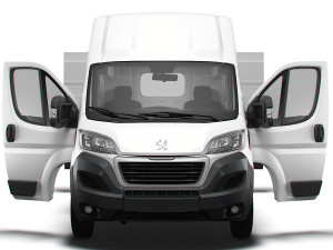 Peugeot Boxer Van L4H3 HQ Interior 2023 Modèle 3D