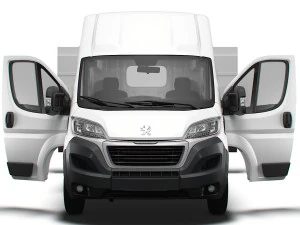 Peugeot Boxer Van L4H3 HQ Interior 2023 3D Model