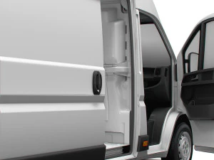Peugeot Boxer Van L4H3 HQ Interior 2023 3D Model