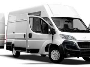 Peugeot Boxer Van L4H3 HQ Interior 2023 Modèle 3D