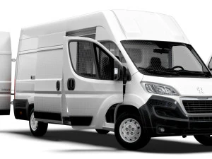 Peugeot Boxer Van L4H3 HQ Interior 2023 3D Model