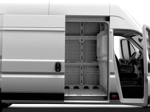 Peugeot Boxer Van L4H3 HQ Interior 2023 3D Model