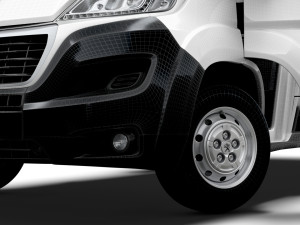 Peugeot Boxer Van L4H3 HQ Interior 2023 Modèle 3D