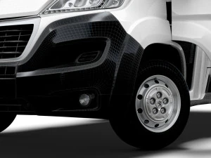 Peugeot Boxer Van L4H3 HQ Interior 2023 3D Model
