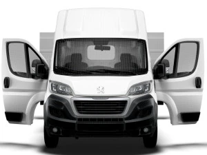 Peugeot Boxer Van L4H3 HQ Interior 2023 3D Model